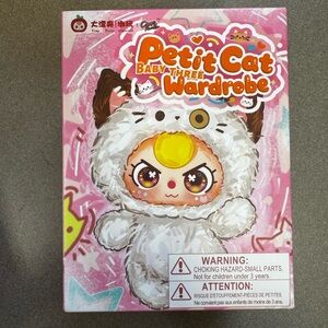 Baby Three Petit Cat Wardrobe Plush Keychain Mystery Blind Box - UNOPENED